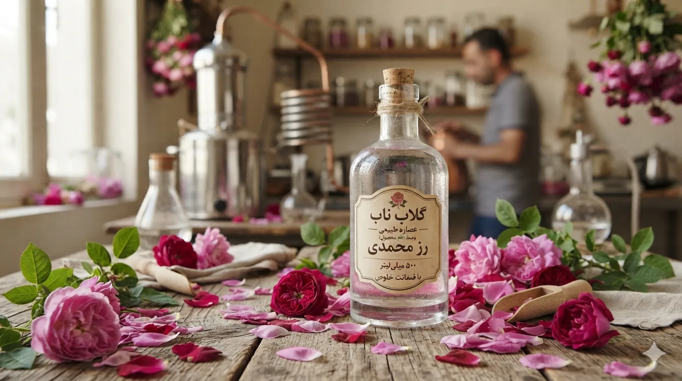گلاب خالص و عرق گل محمدی